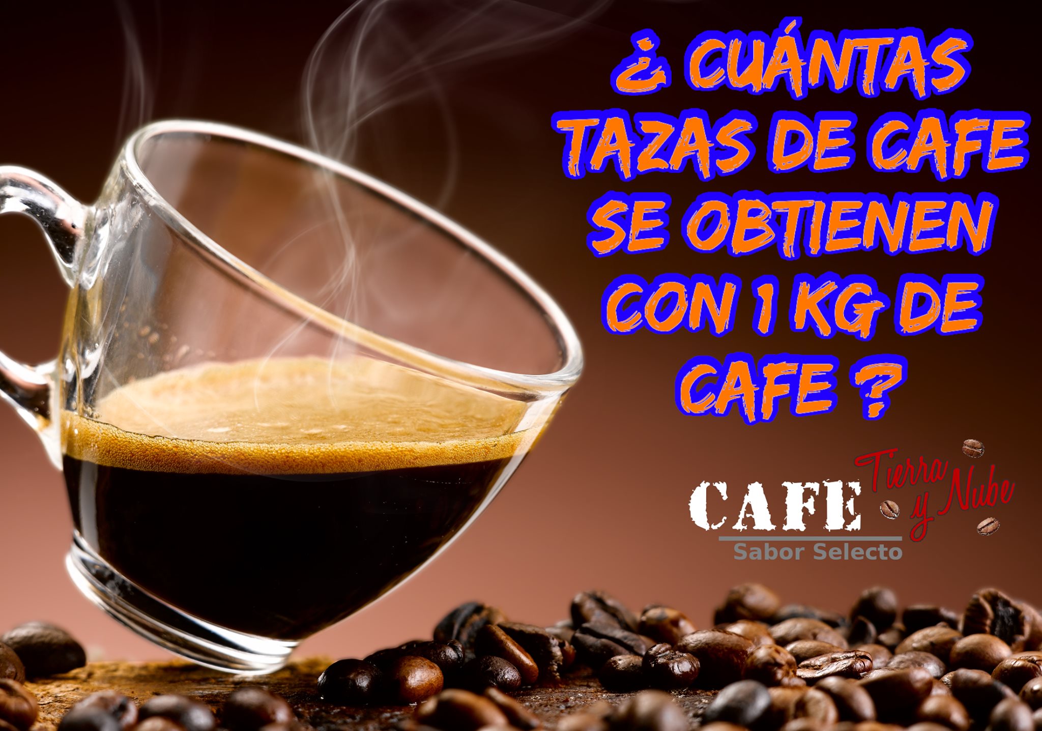 club plan de ventas intelectual Cuántas tazas obtienes con 1 Kg de Café - Café Tierra y Nube