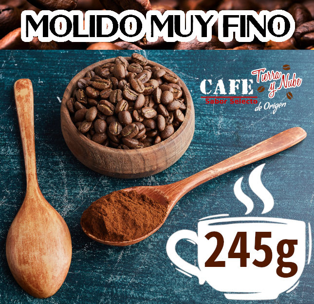 Bolsa chica de café molido extra fino 295g